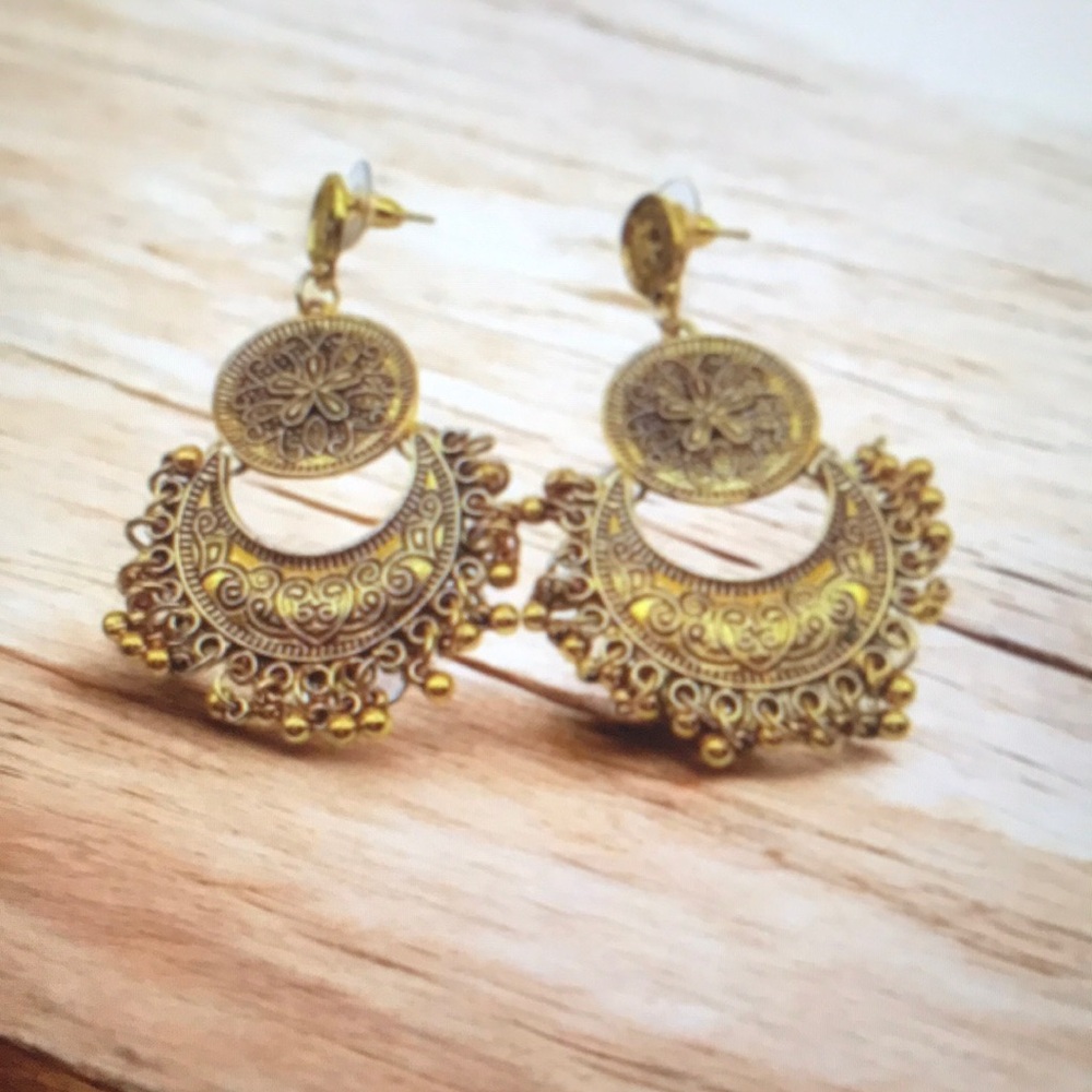 Gold Bohemian Earrings